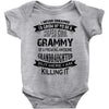 Super Cool Grammy Of A Freaking Awesome Granddaughter Baby Onesie