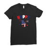 4th of July Ladies Fitted T-Shirt