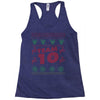 team 10 ugly christmas Racerback Tank