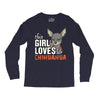 This Girl Loves Her Chihuahua Long Sleeve Shirts