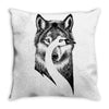 beauty or beast Throw Pillow