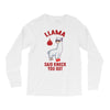 boxing llama Long Sleeve Shirts