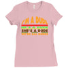 i'm a dude Ladies Fitted T-Shirt