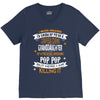 Super Cool Granddaughter Of A Freaking Awesome Pop Pop V-Neck Tee