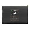 aries  christmas ugly sweater Accessory Pouches