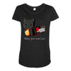 make your own luck Maternity Scoop Neck T-shirt
