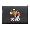 Girl Power White Write Accessory Pouches