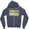 same shirt different day Zipper Hoodie