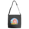 opposite day Adjustable Strap Totes