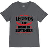 Legends Are Born In September V-Neck Tee