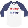this was a trump shirt but hillary deleted it 3/4 Sleeve Shirt