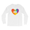 Rainbow Equality Heart Long Sleeve Shirts