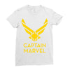 captain marvel 4 Ladies Fitted T-Shirt