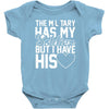 military has my soldier i have his heart Baby Onesie