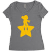 mario's shot Women's Triblend Scoop T-shirt