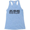opinions Racerback Tank