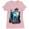 shark forest Ladies Fitted T-Shirt