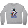 who loves golden retriever. Crewneck Sweatshirt