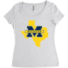 texas for michigan Women's Triblend Scoop T-shirt
