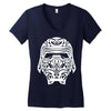 kylo ren helmet w Women's V-Neck T-Shirt