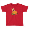 corgi pumpkin Toddler T-shirt