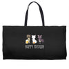 happy meowr Weekender Totes
