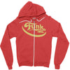 vintage funk Zipper Hoodie