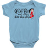 i'm that crazy girl who loves betty boop a lot Baby Bodysuit