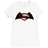 dawn of justice Ladies Fitted T-Shirt