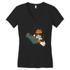 the falling italian Women's V-Neck T-Shirt