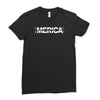 merica graphic Ladies Fitted T-Shirt