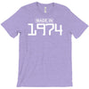 made in 1974 birthday celebration funny retro T-Shirt