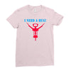 i need a hug Ladies Fitted T-Shirt