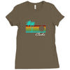 cabo san lucas distressed Ladies Fitted T-Shirt