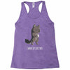 i woke up like this Racerback Tank