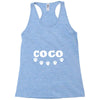 loco coco skul Racerback Tank