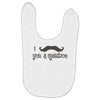 mustache Baby Bibs