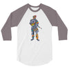 Soldier Colorful 3/4 Sleeve Shirt