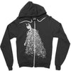 arts bats Zipper Hoodie
