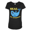seal of approval Maternity Scoop Neck T-shirt