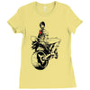 biker girl Ladies Fitted T-Shirt