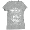 Vintage Aged To Perfection 1992 Ladies Fitted T-Shirt