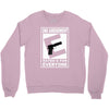 second amendment rated e for everyone Crewneck Sweatshirt