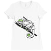 blending in to night Ladies Fitted T-Shirt