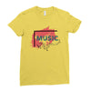 Music Ladies Fitted T-Shirt
