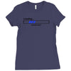 coole geek t shirts loading nerd admin computer pc big bang theory fun Ladies Fitted T-Shirt