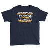 I Love Someone with Childhood Cancer to The Moon and Back to Infinity Youth Tee