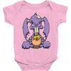 zombie bunny loves brains Baby Onesie