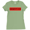 negative Ladies Fitted T-Shirt