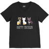 happy meowr V-Neck Tee